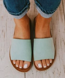 Shoes Leora Slip On Sandals Mint