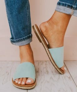 Shoes Leora Slip On Sandals Mint