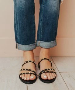 Shoes Lumi Studded Sandals Black