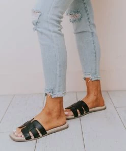 Sandals Shoes Madison Slide In Sandal Black