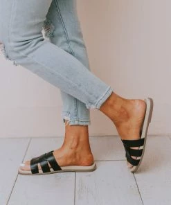 Sandals Shoes Madison Slide In Sandal Black