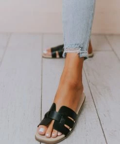 Sandals Shoes Madison Slide In Sandal Black