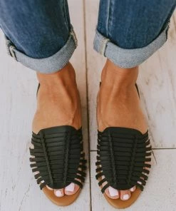 Mariposa Strappy Sandal Black