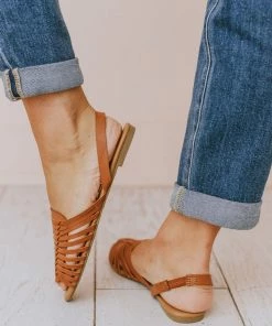 Shoes Mariposa Strappy Sandal Cognac