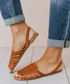 Shoes Mariposa Strappy Sandal Cognac