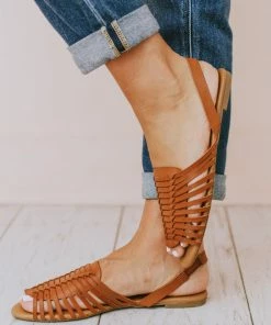 Shoes Mariposa Strappy Sandal Cognac