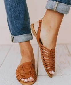 Shoes Mariposa Strappy Sandal Cognac