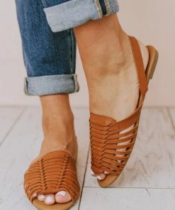 Shoes Mariposa Strappy Sandal Cognac