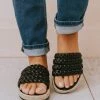 Oren Braided Sandals Black