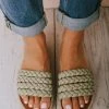 Oren Braided Sandals Green Shoes