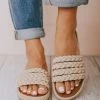 Shoes Oren Braided Sandals Nude