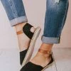 Sandals Polly Espadrille Flats Black