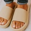 Sandals Pool Slides Taupe Shoes