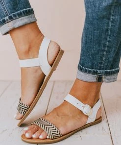 East Lion Reuben Sandals Black/Ivory