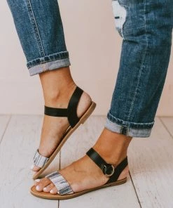 Reuben Sandals Grey/White
