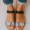 Reuben Sandals Grey/White