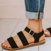 River Strap Sandals Black