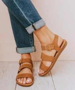 River Strap Sandals Tan