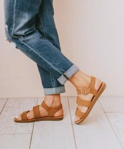 River Strap Sandals Tan