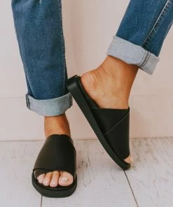 Romi Slip On Sandals Black Shoes