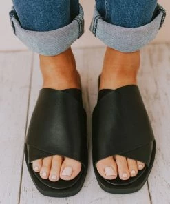 Romi Slip On Sandals Black Shoes
