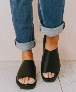 Romi Slip On Sandals Black Shoes