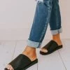 Romi Slip On Sandals Black Shoes
