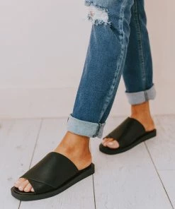 Romi Slip On Sandals Black Shoes