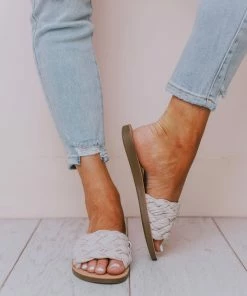 Vendor-unknown Scottie Braided Sandals Bone Shoes