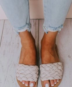 Vendor-unknown Scottie Braided Sandals Bone Shoes