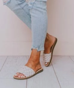 Vendor-unknown Scottie Braided Sandals Bone Shoes