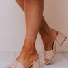 Sandal Vinnie Braided Heel Blush Shoes