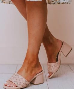 Sandal Vinnie Braided Heel Blush Shoes