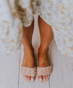 Sandal Vinnie Braided Heel Blush Shoes