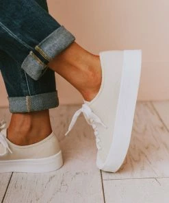 Fortune Dynamic Finlo Lace Up Sneakers Beige Shoes