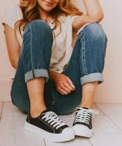 Fortune Dynamic Finlo Lace Up Sneakers Black Shoes