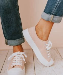 Fortune Dynamic Shoes Finlo Lace Up Sneakers Pink