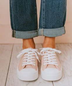 Fortune Dynamic Shoes Finlo Lace Up Sneakers Pink