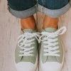 Booties Finlo Lace Up Sneakers Sage