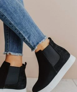 Hidden Wedge Sneakers Black