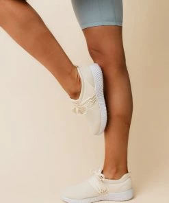 Lucy Avenue Luley Lace Up Sneakers Light Taupe