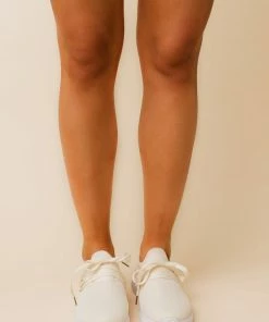 Lucy Avenue Luley Lace Up Sneakers Light Taupe