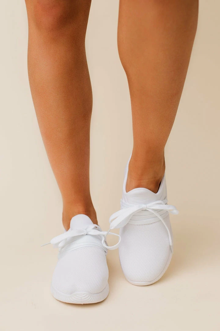 Lucy Avenue Luley Lace Up Sneakers White 4 Lucy Avenue Luley Lace Up Sneakers White