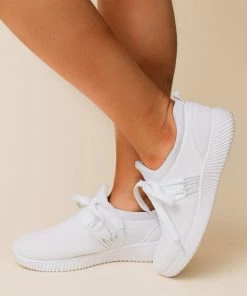 Lucy Avenue Luley Lace Up Sneakers White