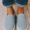 Perforated Sneakers Blue Shoes