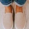 Shoes Perforated Sneakers Mauve