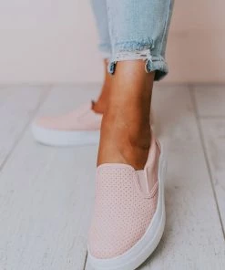 Perforated Sneakers Pink