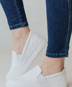 Shoes Zipline Slip On Sneakers White