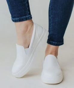 Shoes Zipline Slip On Sneakers White