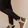 Booties Shoes Wilford Sherpa Sneakers Olive